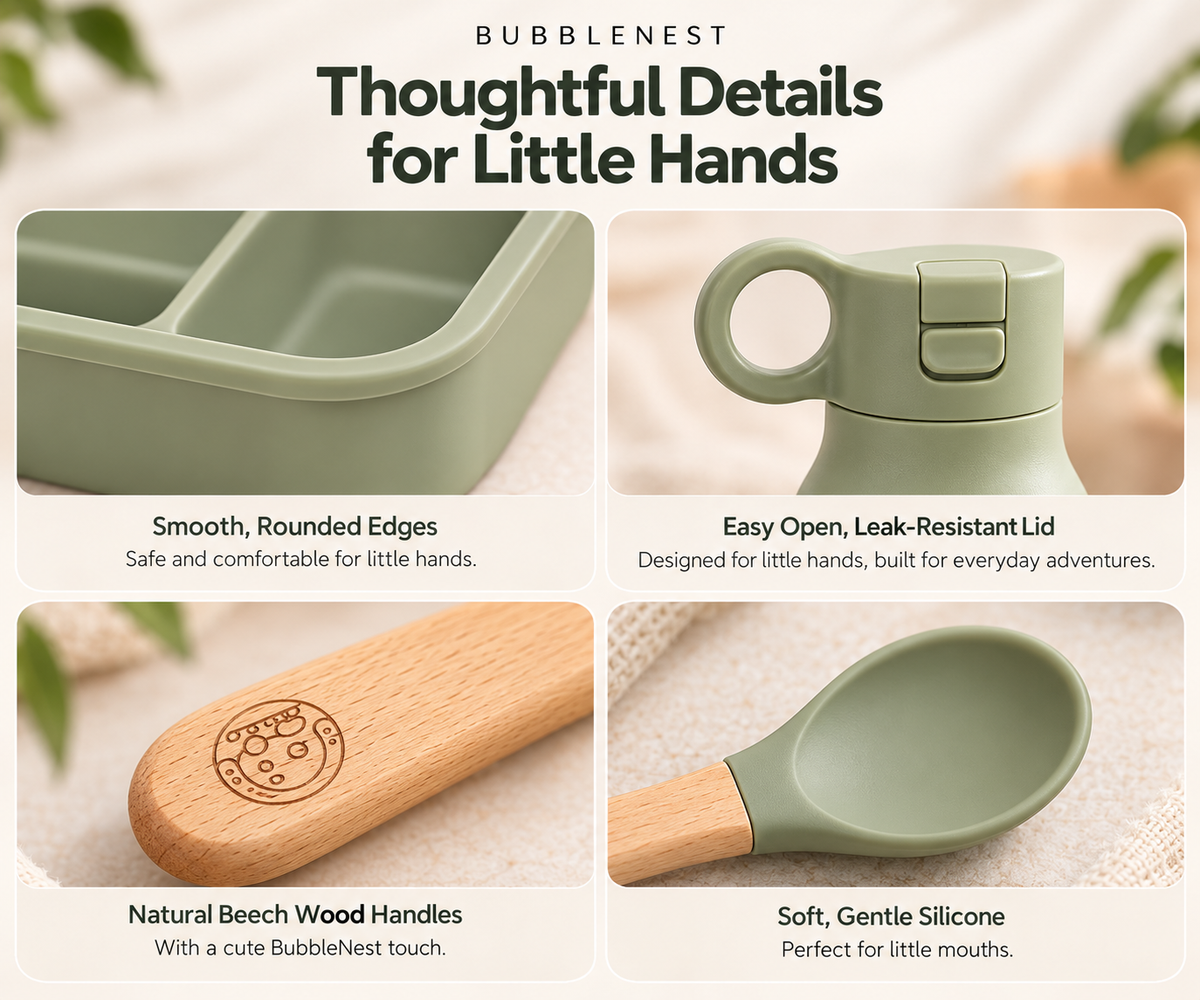 Little Explorer™ Complete Lunch Set – Lunch Box, Bottle & Cutlery