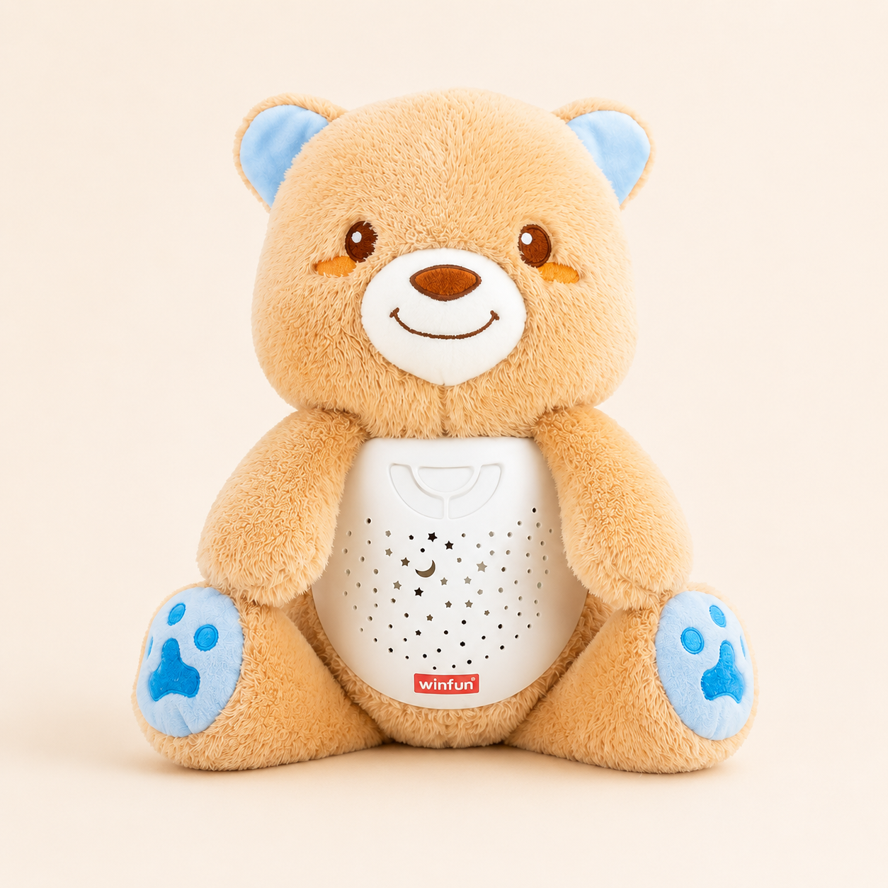 Winfun Starry Lights Bear – 2-in-1 Night Light & Sleep Soother