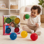 Edushape See-Me Sensory Balls – Set of 4 (6M+)