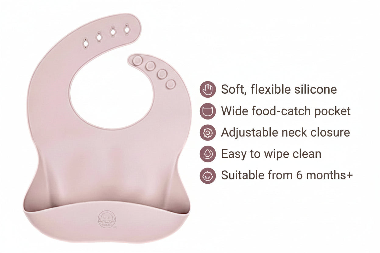 Bubble Nest SoftCatch Silicone Bib
