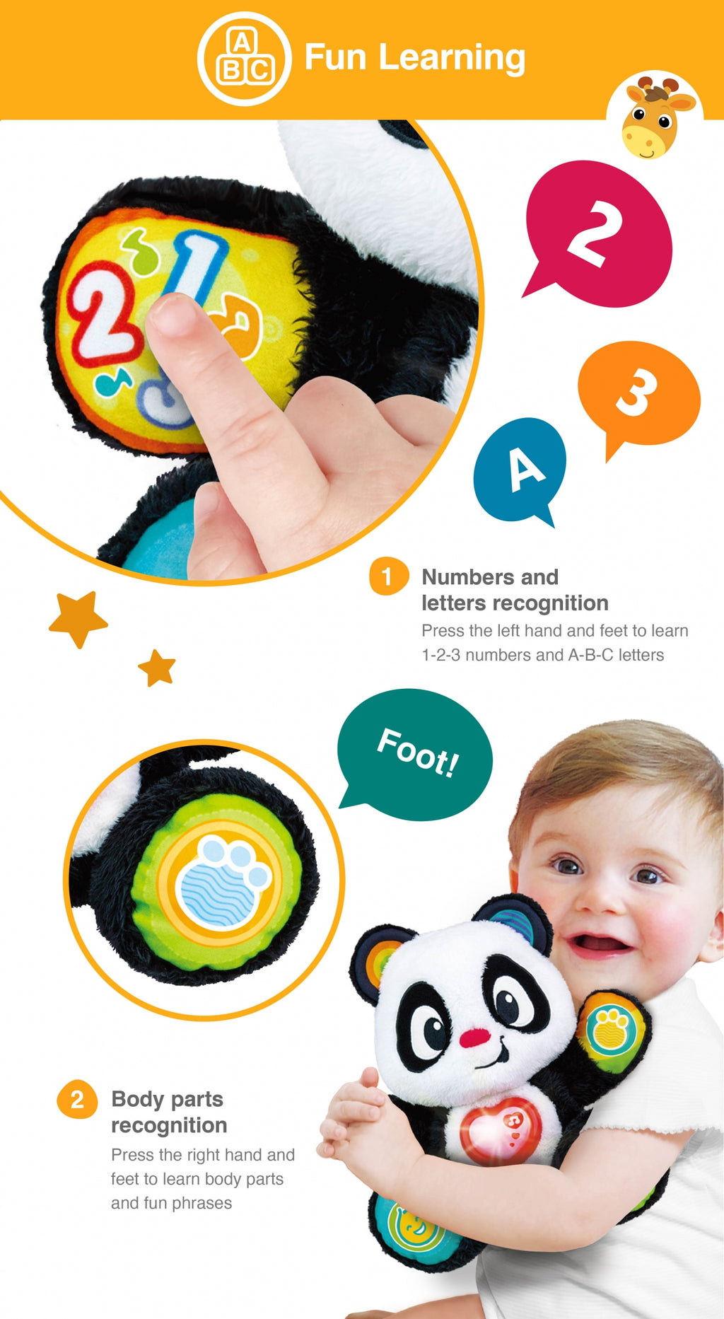 Winfun Learn With Me Panda Pal