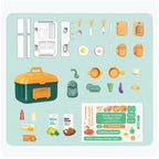 Little Chef Portable Kitchen Play Set – 34 Piece