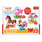 Trefl My First Learn Puzzles – Farm Friends (2+)
