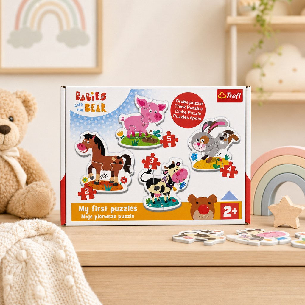 Trefl My First Learn Puzzles – Farm Friends (2+)