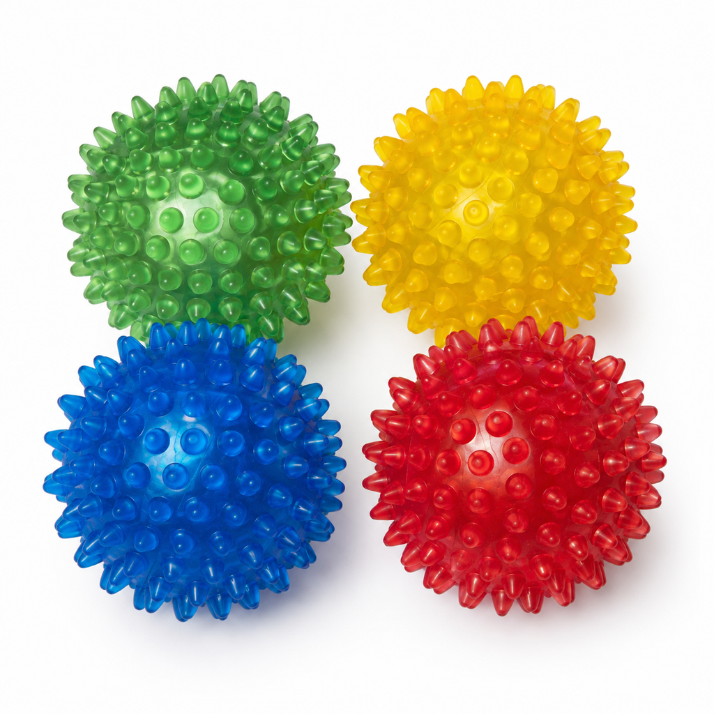 Edushape See-Me Sensory Balls – Set of 4 (6M+)