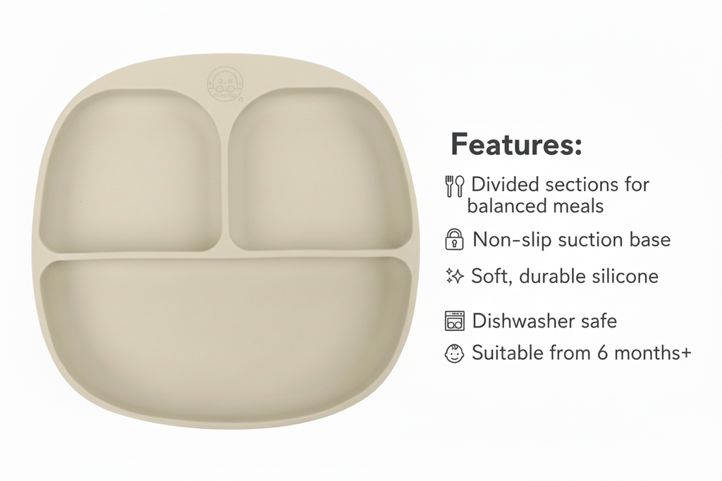 Bubble Nest CalmPlate Divided Plate