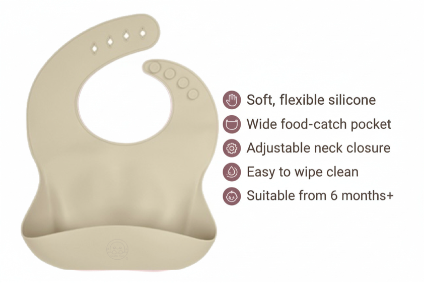 Bubble Nest SoftCatch Silicone Bib
