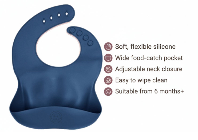 Bubble Nest SoftCatch Silicone Bib