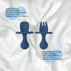 Bubble Nest SoftStart Spoon and ToddlerGrip Fork Set