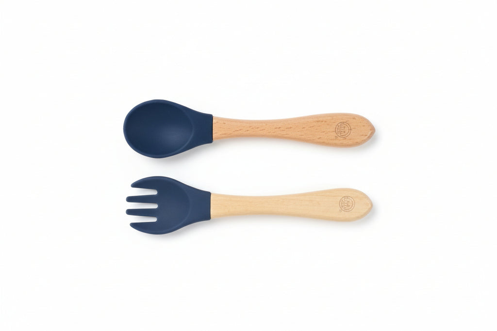 Bubble Nest NatureTouch Feeding Spoon & Fork Set